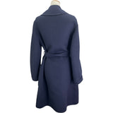 クリスチャン・ディオール Christian Dior オブリーク総柄ベルト付きコート 110M36A1375 ネイビー ウール レディース その他アウター