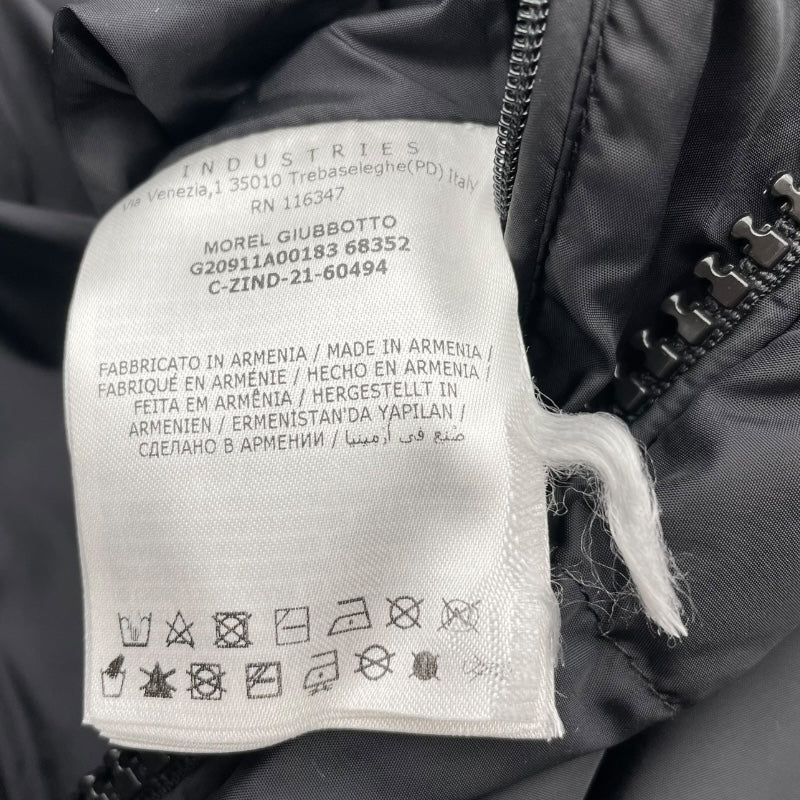 モンクレール MONCLER MOREL ファー付ダウンジャケット G20911A00183 ブラック ナイロン ダウンジャケット