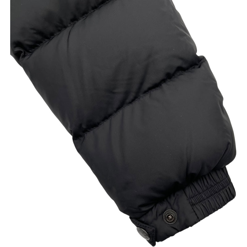 モンクレール MONCLER MOREL ファー付ダウンジャケット G20911A00183 ブラック ナイロン ダウンジャケット