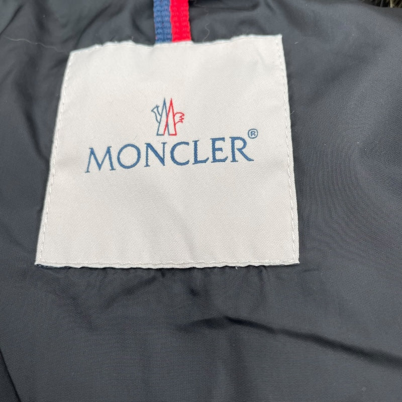 モンクレール MONCLER MOREL ファー付ダウンジャケット G20911A00183 ブラック ナイロン ダウンジャケット