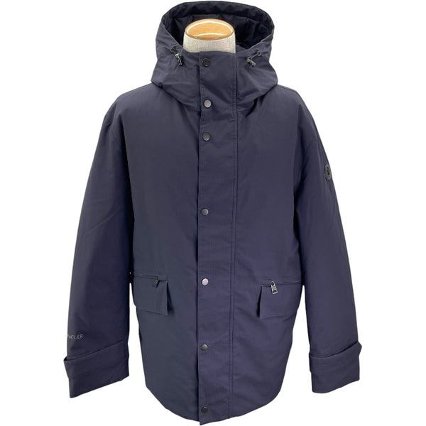 モンクレール MONCLER BARRON ライトダウンジャケット ネイビー ナイロン メンズ ダウンジャケット
