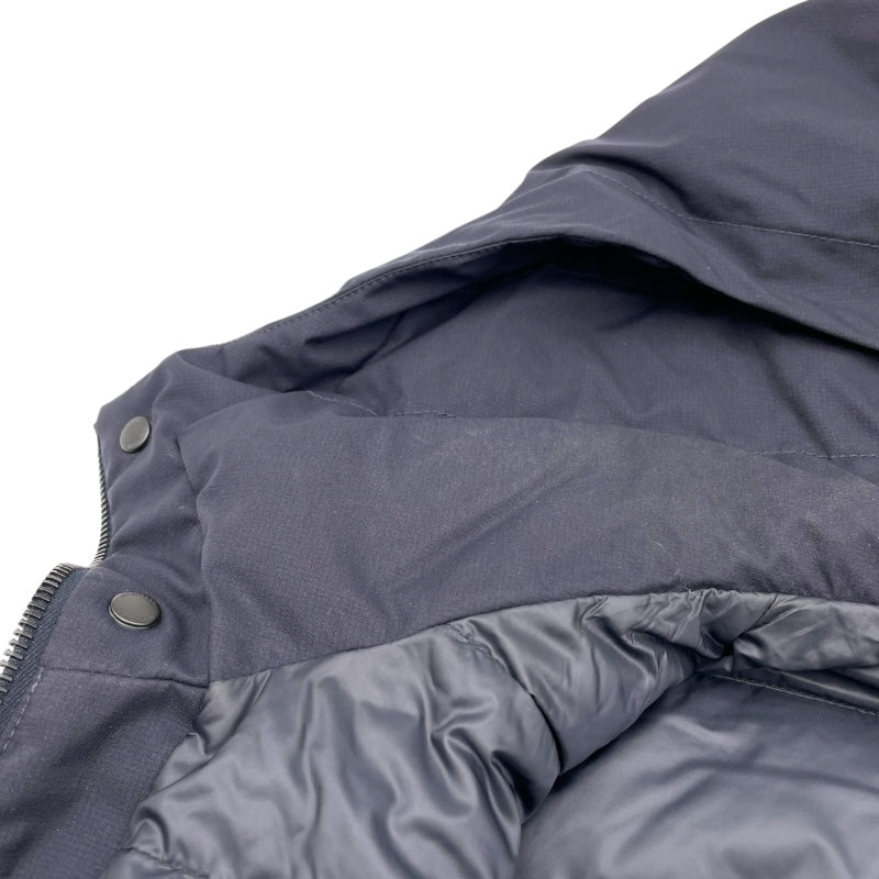 モンクレール MONCLER BARRON ライトダウンジャケット ネイビー ナイロン メンズ ダウンジャケット