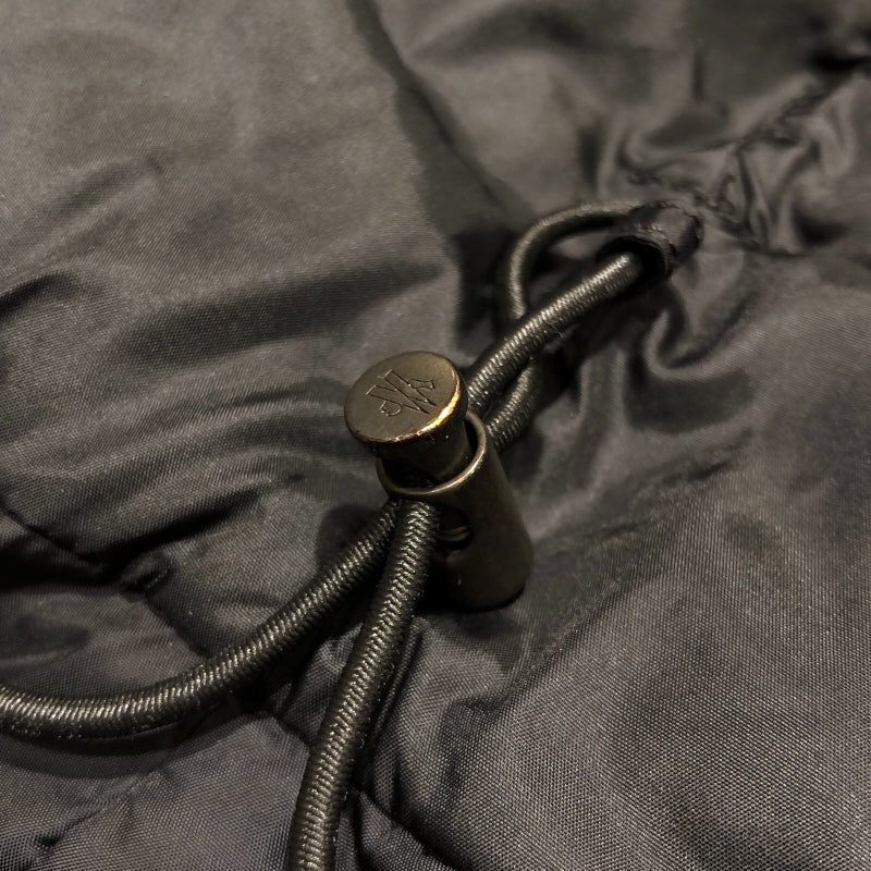 モンクレール MONCLER MARQUE ファー付ダウンジャケット D20914137825 ブラック ナイロン メンズ ダウンジャケット