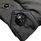 モンクレール MONCLER MARQUE ファー付ダウンジャケット D20914137825 ブラック ナイロン メンズ ダウンジャケット