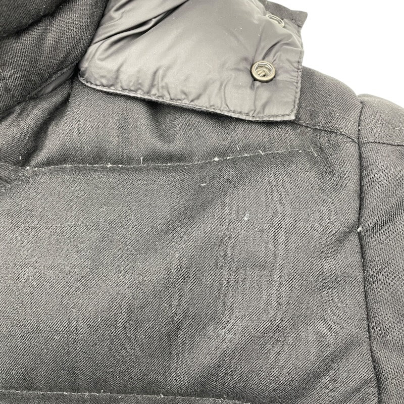 モンクレール MONCLER MONTGENEVREダウンジャケット D20914033805 54272 ブラック ウール メンズ ダウンジャケット