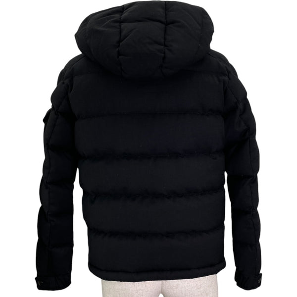 モンクレール MONCLER MONTGENEVREダウンジャケット D20914033805 54272 ブラック ウール メンズ ダウンジャケット