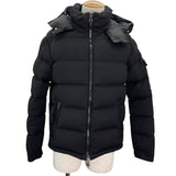 モンクレール MONCLER MONTGENEVREダウンジャケット D20914033805 54272 ブラック ウール メンズ ダウンジャケット