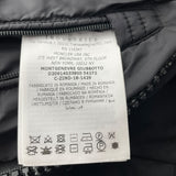 モンクレール MONCLER MONTGENEVREダウンジャケット D20914033805 54272 ブラック ウール メンズ ダウンジャケット