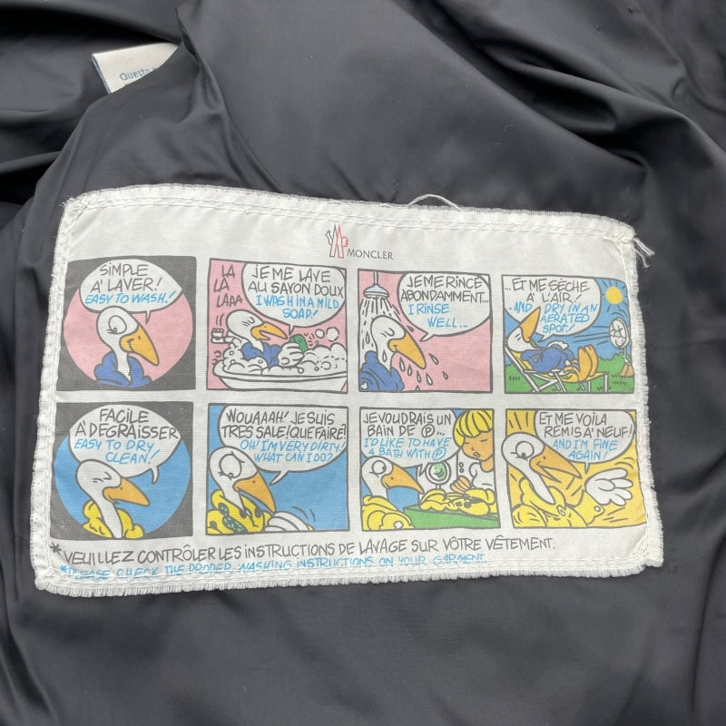 モンクレール MONCLER MONTGENEVREダウンジャケット D20914033805 54272 ブラック ウール メンズ ダウンジャケット