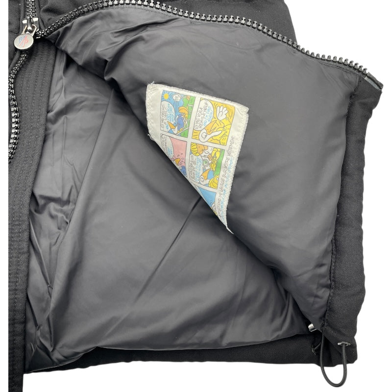 モンクレール MONCLER MONTGENEVREダウンジャケット D20914033805 54272 ブラック ウール メンズ ダウンジャケット