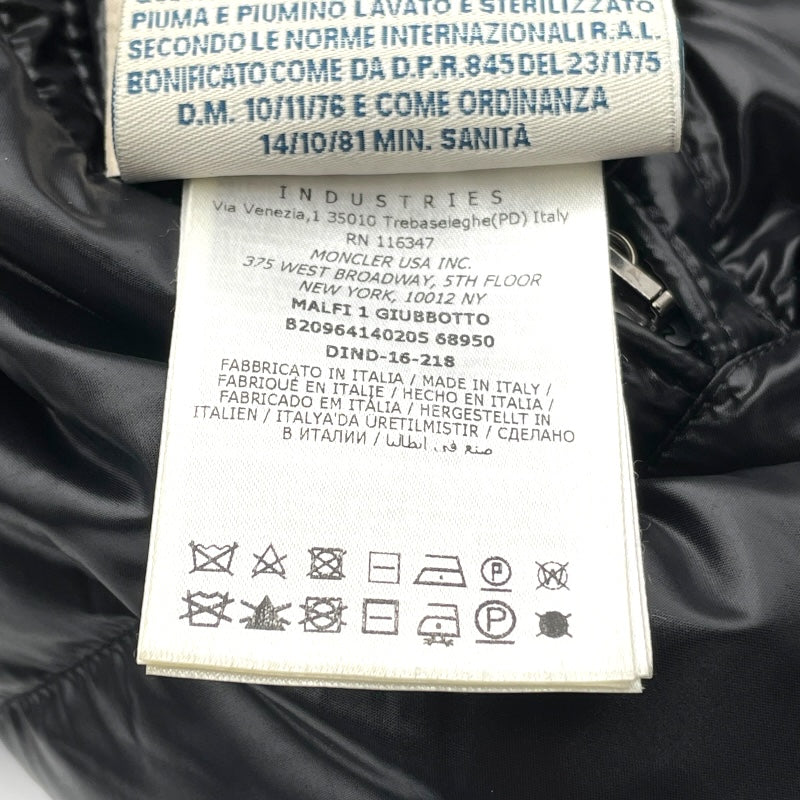 モンクレール MONCLER MALFI リバーシブルダウンジャケット B20964140205 ブラック ナイロン メンズ ダウンジャケット
