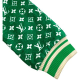 ルイ・ヴィトン LOUIS VUITTON モノグラムタウアリングボンバージャケット FNJA39 グリーン ビスコース レディース その他アウター