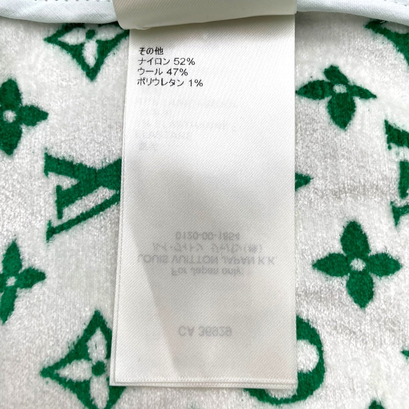 ルイ・ヴィトン LOUIS VUITTON モノグラムタウアリングボンバージャケット FNJA39 グリーン ビスコース レディース その他アウター