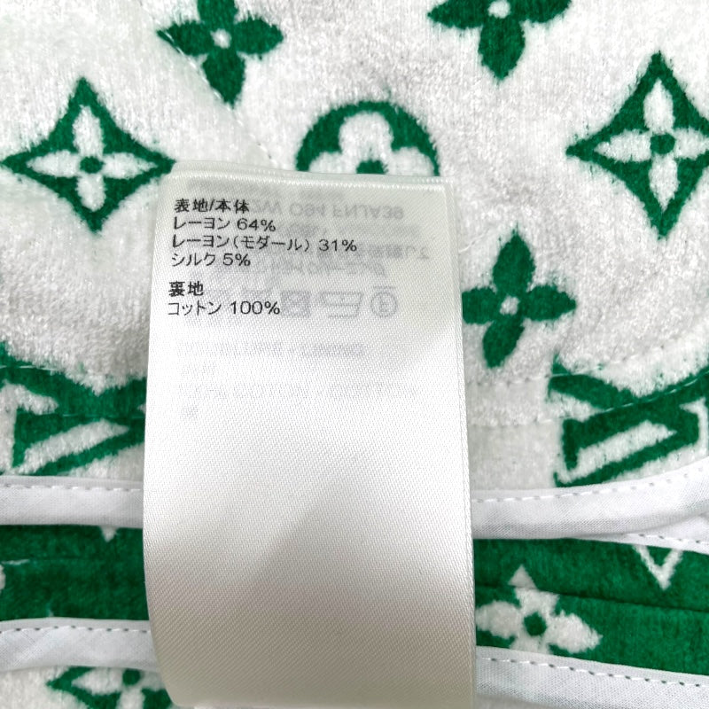 ルイ・ヴィトン LOUIS VUITTON モノグラムタウアリングボンバージャケット FNJA39 グリーン ビスコース レディース その他アウター