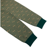 グッチ GUCCI GGジャガードストライプニットカーディガン 630412 ベージュ ウール メンズ ニット