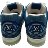 ルイ・ヴィトン LOUIS VUITTON トレイナーライン モノグラムデニムスニーカー FD0270 ブルー デニム メンズ スニーカー