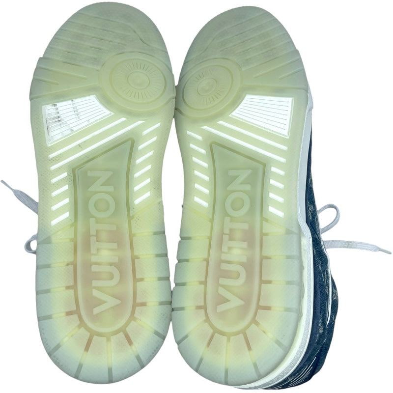 ルイ・ヴィトン LOUIS VUITTON トレイナーライン モノグラムデニムスニーカー FD0270 ブルー デニム メンズ スニーカー