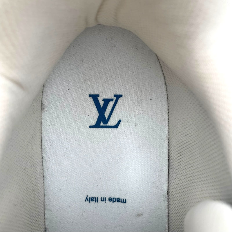 ルイ・ヴィトン LOUIS VUITTON トレイナーライン モノグラムデニムスニーカー FD0270 ブルー デニム メンズ スニーカー