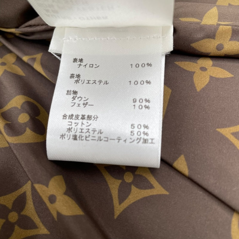 ルイ・ヴィトン LOUIS VUITTON モノグラム裏地パファージャケット FOOW21 ブラック ナイロン レディース その他アウター