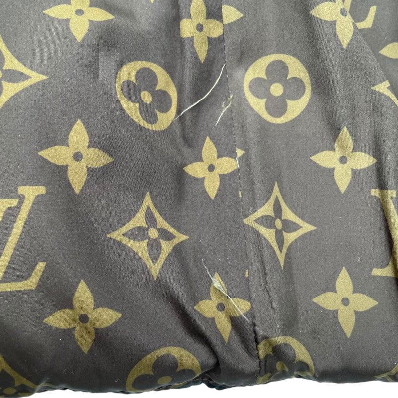 ルイ・ヴィトン LOUIS VUITTON モノグラム裏地パファージャケット FOOW21 ブラック ナイロン レディース その他アウター