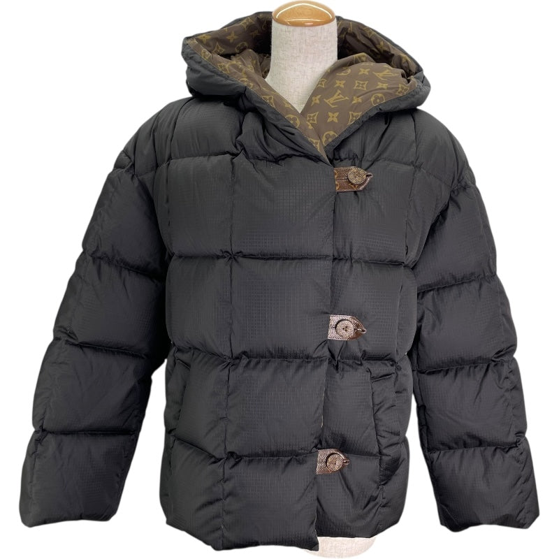 ルイ・ヴィトン LOUIS VUITTON モノグラム裏地パファージャケット FOOW21 ブラック ナイロン レディース その他アウター