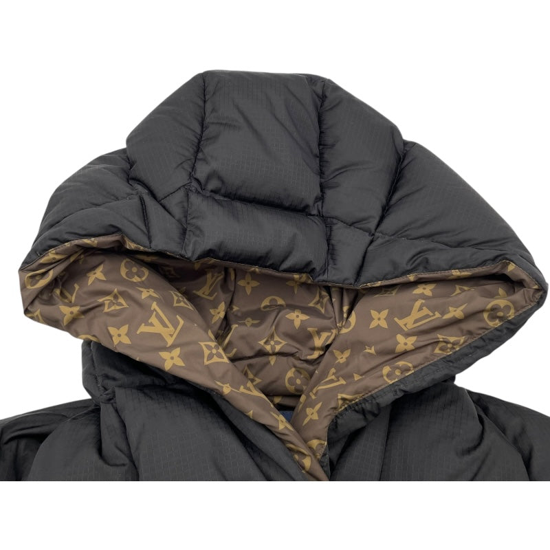 ルイ・ヴィトン LOUIS VUITTON モノグラム裏地パファージャケット FOOW21 ブラック ナイロン レディース その他アウター