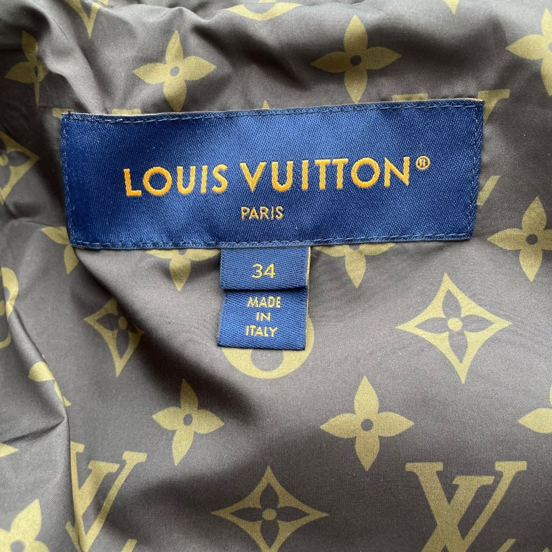 ルイ・ヴィトン LOUIS VUITTON モノグラム裏地パファージャケット FOOW21 ブラック ナイロン レディース その他アウター