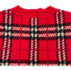 バーバリー BURBERRY チェックカシミヤニットセーター 8007929 レッド カシミヤ レディース セーター