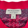 バーバリー BURBERRY チェックカシミヤニットセーター 8007929 レッド カシミヤ レディース セーター