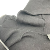 シャネル CHANEL カシミヤ混フーディニットワンピース P78647 ブラック コットン レディース ワンピース