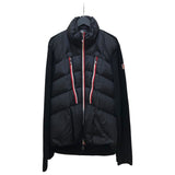 モンクレールグルノーブル MONCLER GRENOBLE ニット切替ダウンジャケット F20979B50700 C9046 ブラック ナイロン メンズ ダウンジャケット