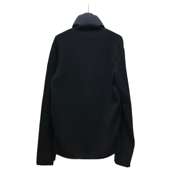 モンクレールグルノーブル MONCLER GRENOBLE ニット切替ダウンジャケット F20979B50700 C9046 ブラック ナイロン メンズ ダウンジャケット