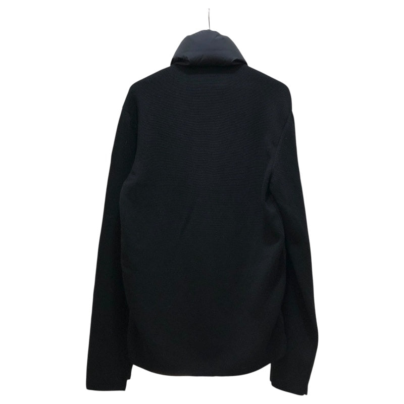 モンクレールグルノーブル MONCLER GRENOBLE ニット切替ダウンジャケット F20979B50700 C9046 ブラック ナイロン メンズ ダウンジャケット