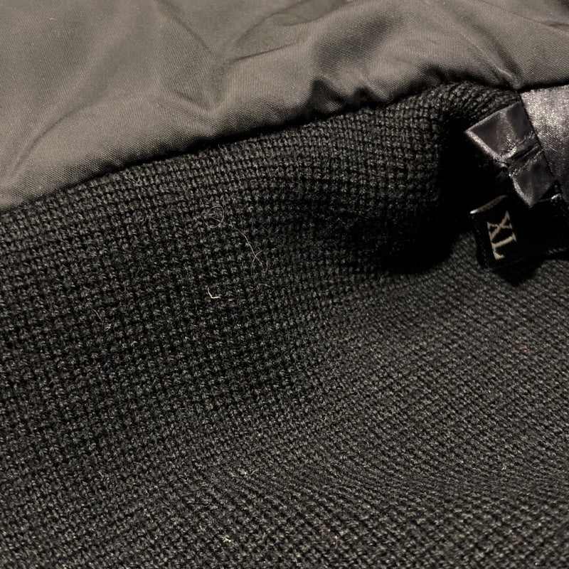 モンクレールグルノーブル MONCLER GRENOBLE ニット切替ダウンジャケット F20979B50700 C9046 ブラック ナイロン メンズ ダウンジャケット