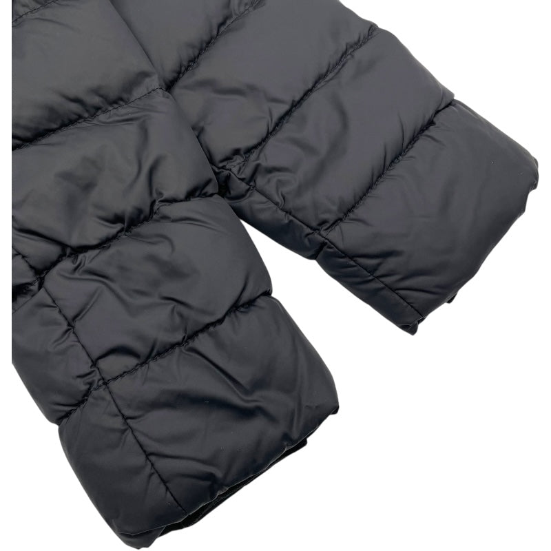 モンクレール MONCLER MESS ファー付ダウンジャケット ブラック ナイロン レディース ダウンジャケット