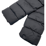 モンクレール MONCLER MESS ファー付ダウンジャケット ブラック ナイロン レディース ダウンジャケット