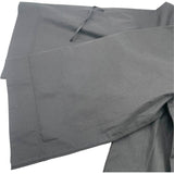 エルメス HERMES ロゴ刺繍七分袖シャツ 2E3600D2 ブラック コットン メンズ 半袖シャツ