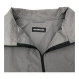 バレンシアガ BALENCIAGA フロントロゴナイロンジャケット 534317 グレー ナイロン メンズ ナイロンジャケット