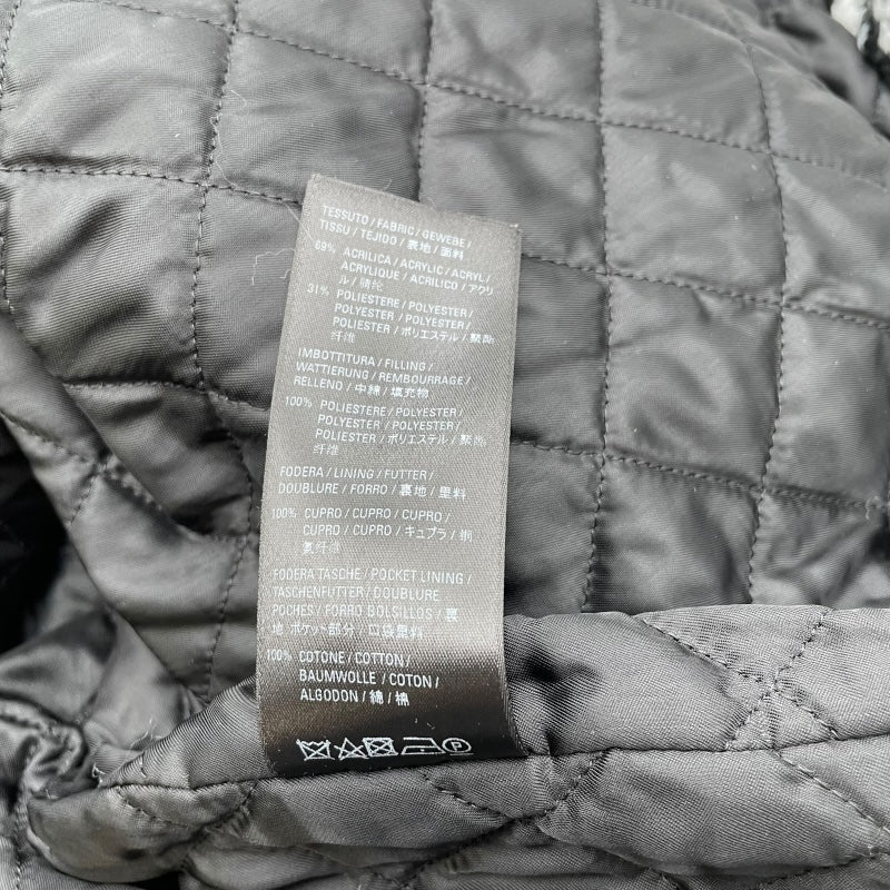 バレンシアガ BALENCIAGA ロゴ総柄ボアフリースジャケット 595049 ブラック アクリル レディース その他アウター