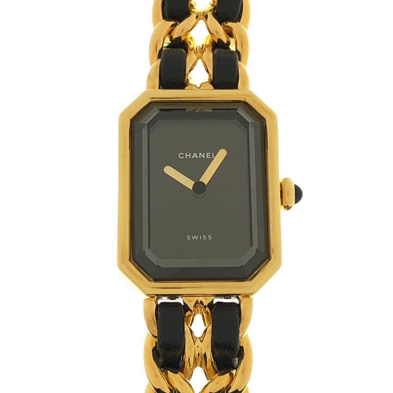 シャネル CHANEL プルミエールS H0001 GP/革 レディース 腕時計