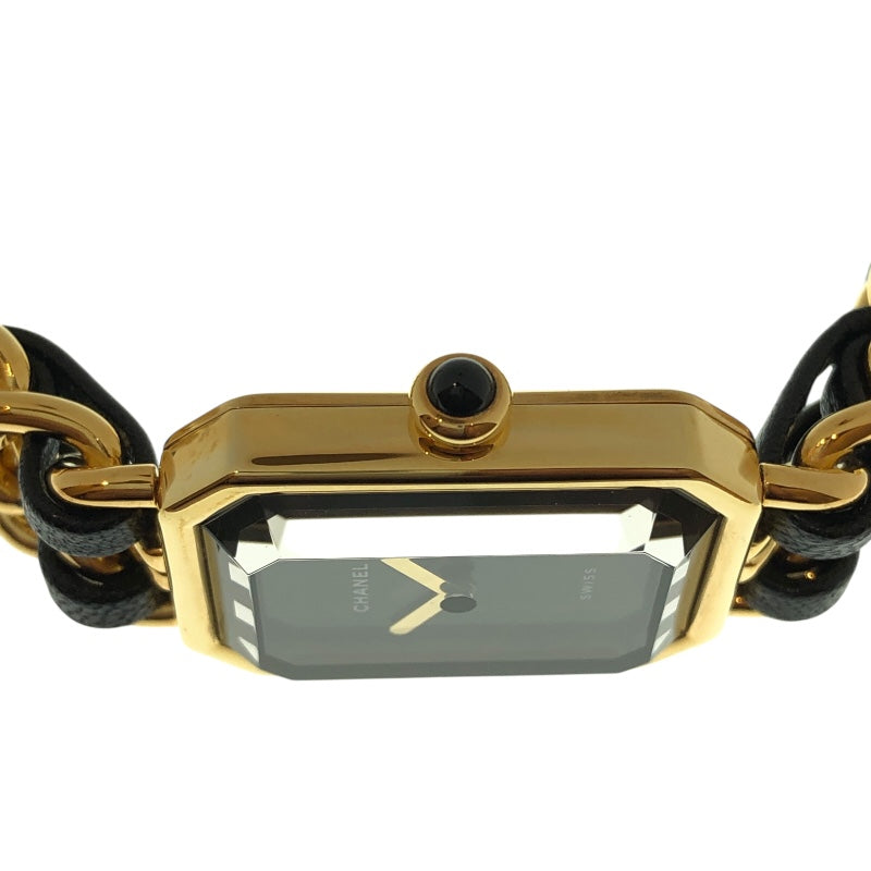 シャネル CHANEL プルミエールS H0001 GP/革 レディース 腕時計