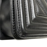 シャネル CHANEL ボーイシャネル25 Vステッチ A67086 ブラック ゴールド金具 ラムスキン レディース ショルダーバッグ