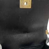 シャネル CHANEL ボーイシャネル25 Vステッチ A67086 ブラック ゴールド金具 ラムスキン レディース ショルダーバッグ