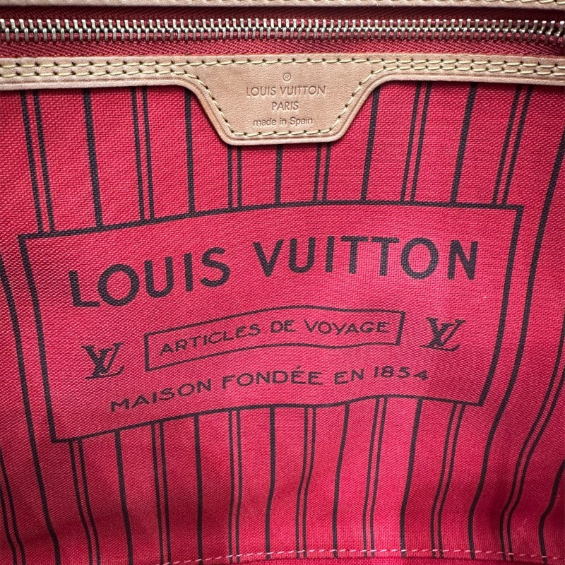ルイ・ヴィトン LOUIS VUITTON ネヴァーフルMM M41177 ブラウン PVC レザー レディース ハンドバッグ