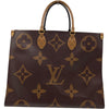 ルイ・ヴィトン LOUIS VUITTON オンザゴーGM M45320 ブラウン モノグラムジャイアント レディース トートバッグ