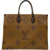 ルイ・ヴィトン LOUIS VUITTON オンザゴーGM M45320 ブラウン モノグラムジャイアント レディース トートバッグ