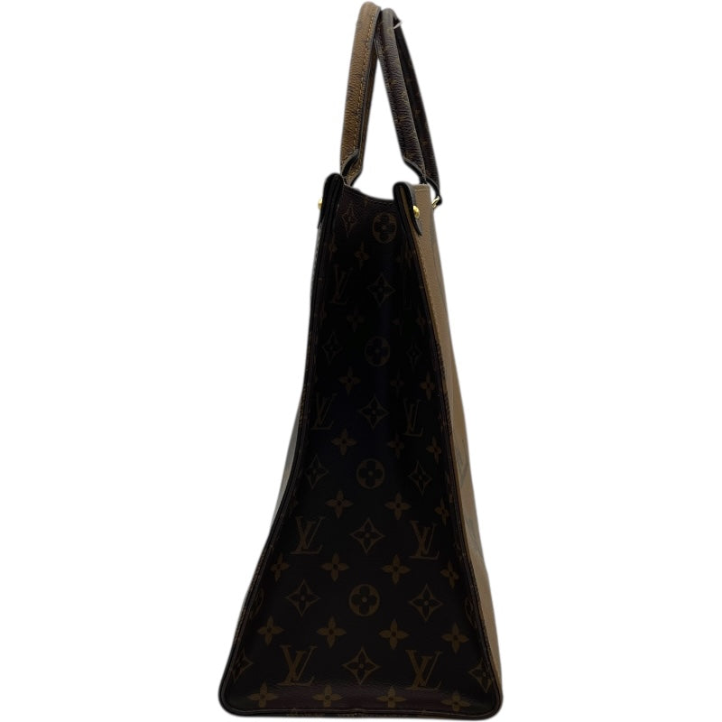 ルイ・ヴィトン LOUIS VUITTON オンザゴーGM M45320 ブラウン ルイ・ヴィトン LOUIS VUITTON オンザゴーGM M45320 ブラウン