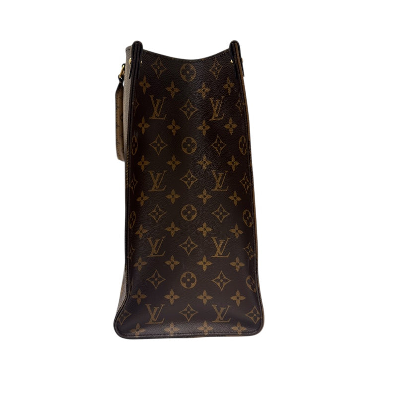 ルイ・ヴィトン LOUIS VUITTON オンザゴーGM　 M45320 ブラウン P ユニセックス ハンドバッグ