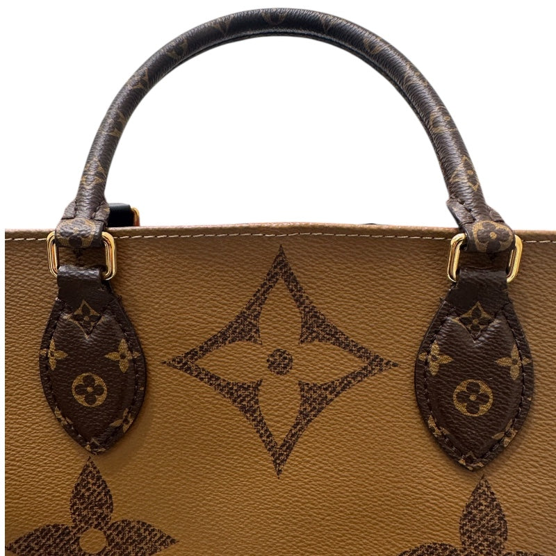 ルイ・ヴィトン LOUIS VUITTON オンザゴーGM　 M45320 ブラウン P ユニセックス ハンドバッグ