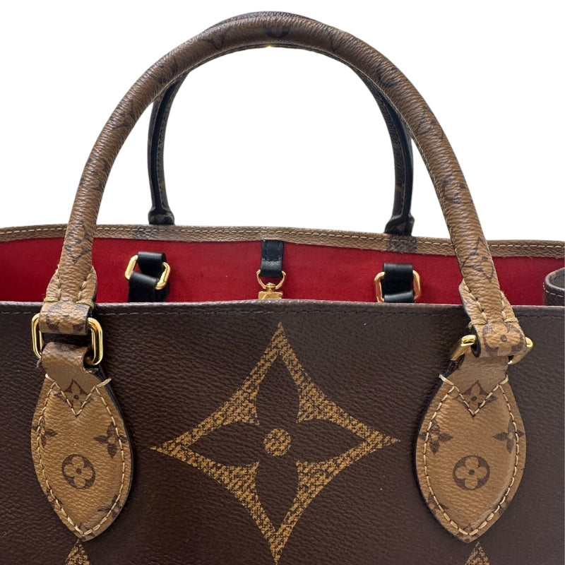 ルイ・ヴィトン LOUIS VUITTON オンザゴーGM　 M45320 ブラウン P ユニセックス ハンドバッグ